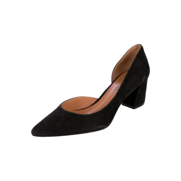 Derek Lam 10 Crosby Women's Willa Black Velvet D'Orsay Pumps size 8.5 - Picture 1 of 11